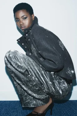 Sale CHAQUETA BORDADOS LENTEJUELAS ZW COLLECTION Mujer Chaquetas / Cazadoras