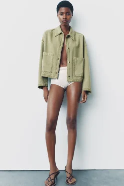 Outlet CHAQUETA BORDADOS ZW COLLECTION Mujer Chaquetas / Cazadoras