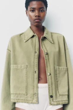 Outlet CHAQUETA BORDADOS ZW COLLECTION Mujer Chaquetas / Cazadoras