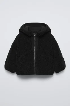 Niños ZARA 1½ - 6 Años·Abrigos|1½ - 6 Años·Abrigos<CHAQUETA BORREGUILLO CAPUCHA