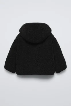 Niños ZARA 1½ - 6 Años·Abrigos|1½ - 6 Años·Abrigos<CHAQUETA BORREGUILLO CAPUCHA