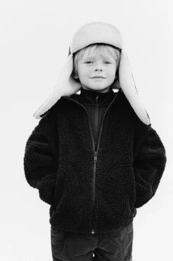 Niños ZARA 1½ - 6 Años·Abrigos|1½ - 6 Años·Abrigos<CHAQUETA BORREGUILLO CAPUCHA