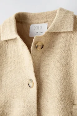 Niños ZARA 6 - 14 Años·Punto<CHAQUETA BOTONES