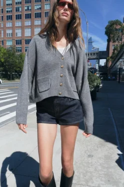 Clearance CHAQUETA BÁSICA 100% LANA Mujer Cárdigan / Jerséis|Punto