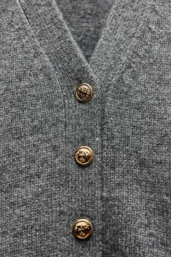 Clearance CHAQUETA BÁSICA 100% LANA Mujer Cárdigan / Jerséis|Punto