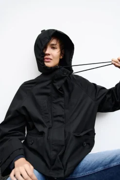 New CHAQUETA CAPUCHA ZW COLLECTION Mujer Chaquetas / Cazadoras