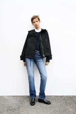 New CHAQUETA CAPUCHA ZW COLLECTION Mujer Chaquetas / Cazadoras