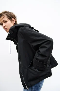 New CHAQUETA CAPUCHA ZW COLLECTION Mujer Chaquetas / Cazadoras