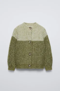 Niños ZARA 6 - 14 Años·Punto<CHAQUETA COLOR BLOCK