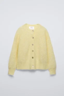 Niños ZARA 6 - 14 Años·Punto<CHAQUETA CON ALPACA