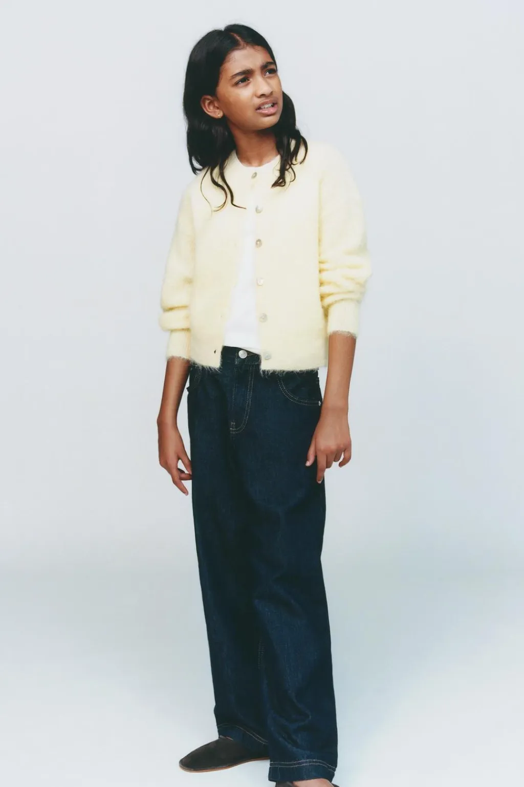 Niños ZARA 6 - 14 Años·Punto<CHAQUETA CON ALPACA