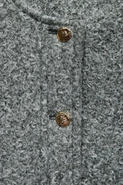 Online CHAQUETA CORTA BOUCLÉ Mujer Chaquetas / Cazadoras