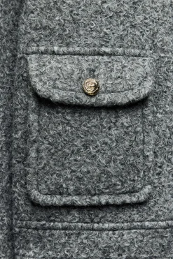 Online CHAQUETA CORTA BOUCLÉ Mujer Chaquetas / Cazadoras