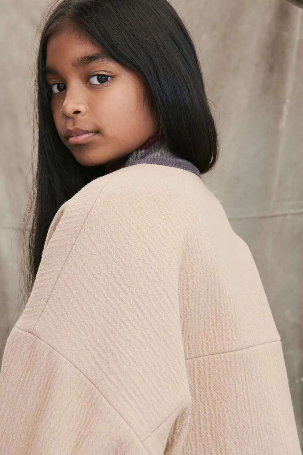 Niños ZARA 6 - 14 Años·Abrigos<CHAQUETA CORTA CON LANA LIMITED EDITION