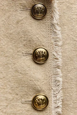 Fashion CHAQUETA CORTA DESFLECADA ZW COLLECTION Mujer Chaquetas / Cazadoras