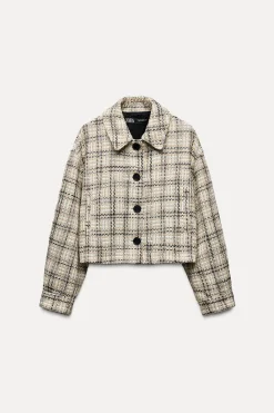 New CHAQUETA CORTA ESTRUCTURA Mujer Chaquetas / Cazadoras|Blazers / Chalecos