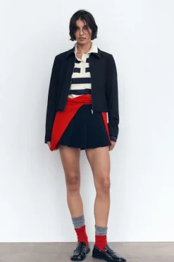 New CHAQUETA CORTA SOLAPA Mujer Chaquetas / Cazadoras