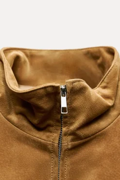 Hot CHAQUETA CROP 100% PIEL Mujer Chaquetas / Cazadoras