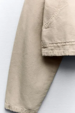 Hot CHAQUETA CROP CONTRASTE Mujer Chaquetas / Cazadoras