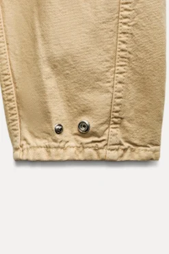 Discount CHAQUETA CROP CUELLO CONTRASTE Mujer Chaquetas / Cazadoras