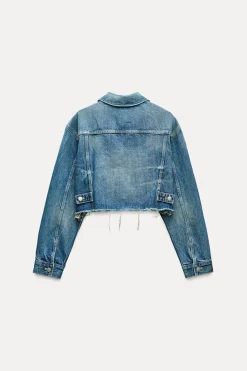 Hot CHAQUETA CROP DENIM TRF Mujer Chaquetas / Cazadoras