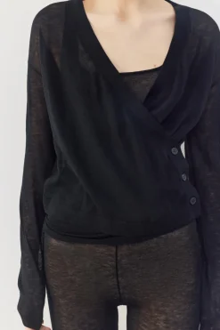 Fashion CHAQUETA CRUZADA LANA 100% Mujer Tops / Bodies