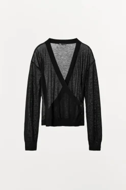 Fashion CHAQUETA CRUZADA LANA 100% Mujer Tops / Bodies