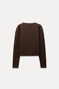 Clearance CHAQUETA CRUZADA PUNTO Mujer Cárdigan / Jerséis|Punto