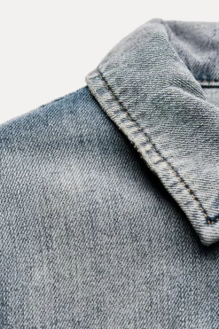 Best CHAQUETA DENIM LAVADA ZW COLLECTION Mujer Chaquetas / Cazadoras