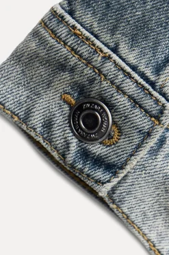 Best CHAQUETA DENIM LAVADA ZW COLLECTION Mujer Chaquetas / Cazadoras