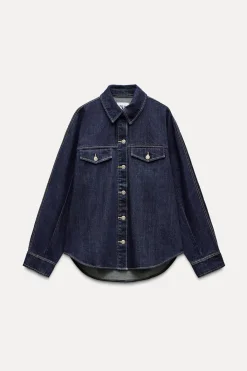 Best CHAQUETA DENIM TRF Mujer Chaquetas / Cazadoras|Camisas / Blusas