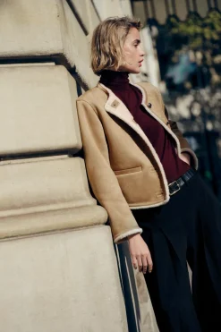 Clearance CHAQUETA DOBLE FAZ BOTÓN DORADO Mujer Chaquetas / Cazadoras