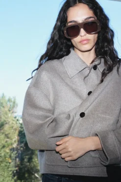 Outlet CHAQUETA DOBLE FAZ CON LANA ZW COLLECTION Mujer Chaquetas / Cazadoras