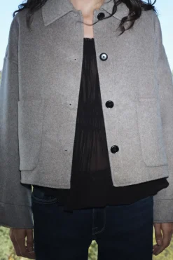 Outlet CHAQUETA DOBLE FAZ CON LANA ZW COLLECTION Mujer Chaquetas / Cazadoras