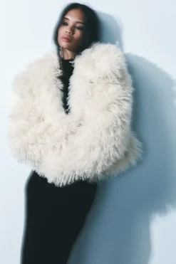 Sale CHAQUETA EFECTO PELO Mujer Chaquetas / Cazadoras