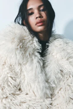 Sale CHAQUETA EFECTO PELO Mujer Chaquetas / Cazadoras