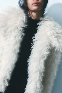 Sale CHAQUETA EFECTO PELO Mujer Chaquetas / Cazadoras