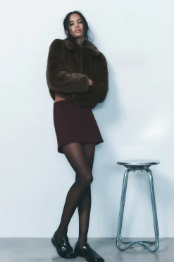 Discount CHAQUETA EFECTO PELO Mujer Chaquetas / Cazadoras