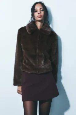 Discount CHAQUETA EFECTO PELO Mujer Chaquetas / Cazadoras