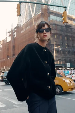 Outlet CHAQUETA EFECTO PELOZW COLLECTION Mujer Chaquetas / Cazadoras