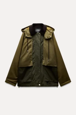 Best CHAQUETA ENCERADA CAPUCHA ZW COLLECTION Mujer Chaquetas / Cazadoras