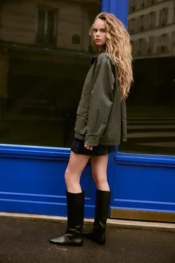 Best CHAQUETA ENCERADA CUELLO PANA Mujer Chaquetas / Cazadoras