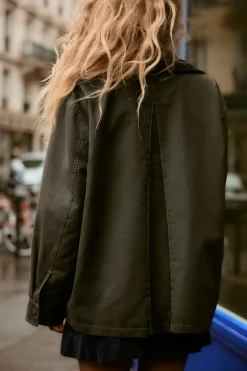 Best CHAQUETA ENCERADA CUELLO PANA Mujer Chaquetas / Cazadoras