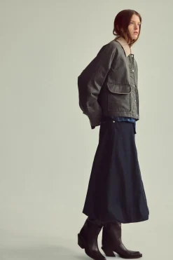 Outlet CHAQUETA ENCERADA CUELLO PANA Mujer Chaquetas / Cazadoras