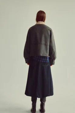 Outlet CHAQUETA ENCERADA CUELLO PANA Mujer Chaquetas / Cazadoras