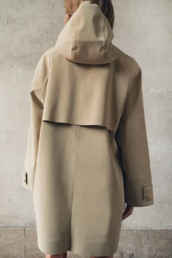 Clearance CHAQUETA ENGOMADA WATER RESISTANT ZW COLLECTION Mujer Abrigos / Anoraks|Chaquetas / Cazadoras