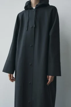 Online CHAQUETA ENGOMADA WATER RESISTANT ZW COLLECTION Mujer Abrigos / Anoraks