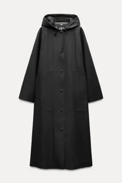 Online CHAQUETA ENGOMADA WATER RESISTANT ZW COLLECTION Mujer Abrigos / Anoraks