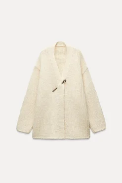 Online CHAQUETA ESCOTE PICO 100% LANA Mujer Cárdigan / Jerséis|Punto