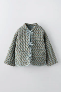 Niños ZARA 6 - 18 Meses·Abrigos / Buzos<CHAQUETA ESTAMPADA ACOLCHADA